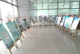 建筑工程系建装班开展手绘及电脑效果图展览